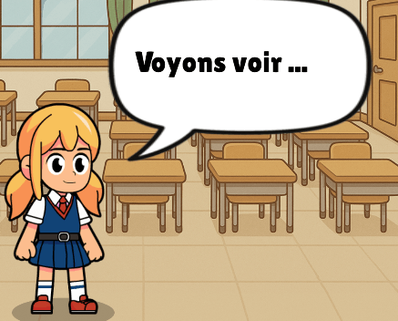 Une élève de Skoolz pose une question dans sa salle de classe